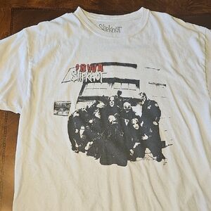 Slipknot White Graphic Short-Sleeve Band Tee